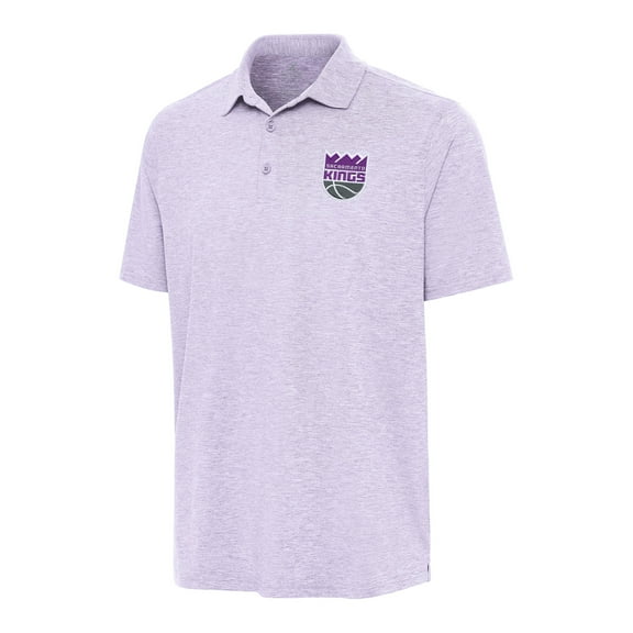 Men's Antigua Lavender Sacramento Kings Par 3 Polo