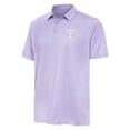thumbnail image 1 of Men's Antigua  Lavender Texas Rangers Par 3 Polo, 1 of 2
