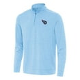thumbnail image 1 of Men's Antigua Light Blue Tennessee Titans Bright Quarter-Zip Top, 1 of 1