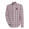 thumbnail image 1 of Men's Antigua  Maroon/Gray Texas A&M Aggies Tending 2 Button-Down Long Sleeve Shirt, 1 of 1