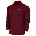 thumbnail image 1 of Men's Antigua Maroon Joe Gibbs Racing Tribute Quarter-Zip Pullover Top, 1 of 1