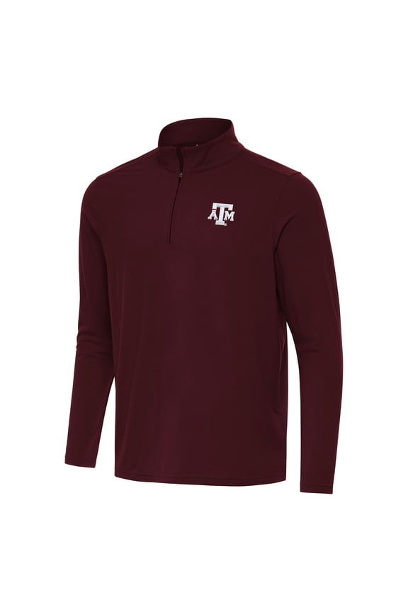 Men's Antigua Maroon Texas A&M Aggies Intent Quarter-Zip Top
