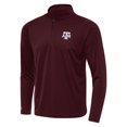 thumbnail image 1 of Men's Antigua Maroon Texas A&M Aggies Tribute Quarter-Zip Top, 1 of 1