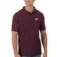 thumbnail image 1 of Men's Antigua Maroon Virginia Tech Hokies Team Legacy Pique Polo, 1 of 2