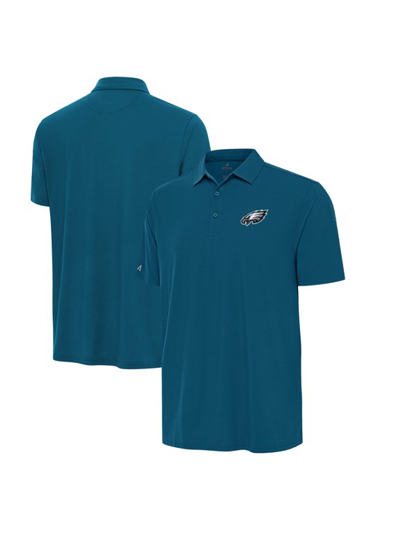 Men's Antigua Midnight Green Philadelphia Eagles Era Polo