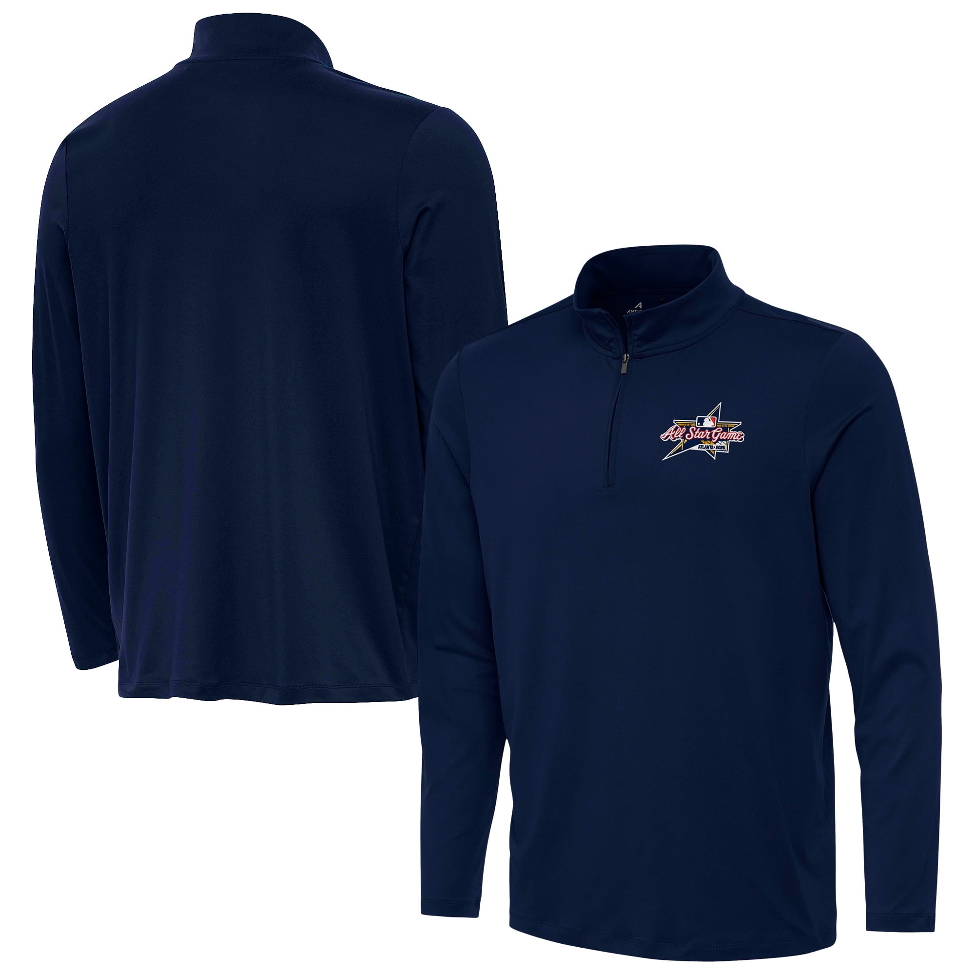 Men's Antigua Navy 2025 MLB All-Star Game Reprocess Quarter-Zip Top ...