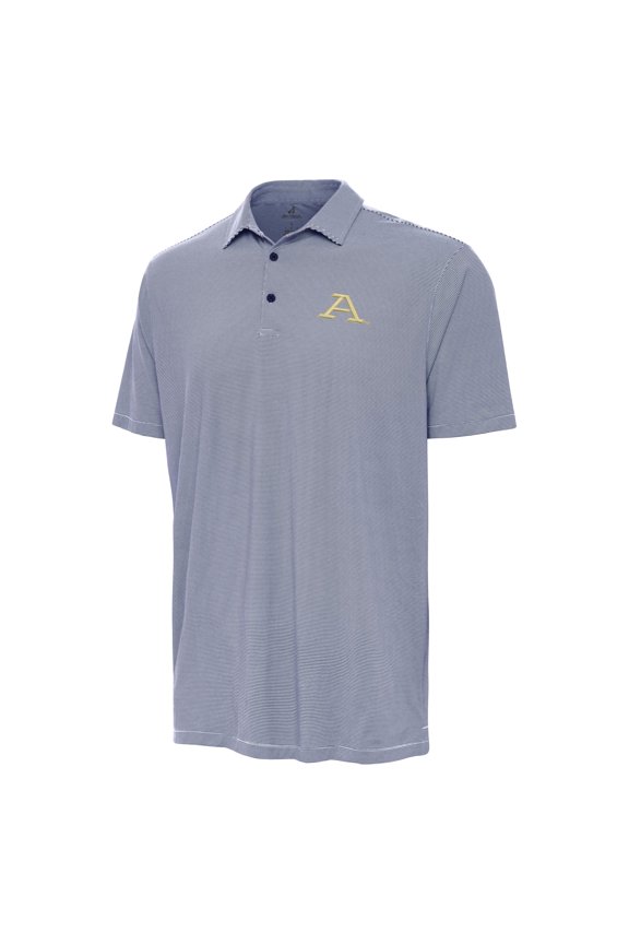 Men's Antigua Navy Akron Zips Twine Polo