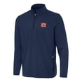 thumbnail image 1 of Men's Antigua  Navy Auburn Tigers Perilous Quarter-Zip Sweatshirt, 1 of 1