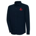 thumbnail image 1 of Men's Antigua  Navy Boston Red Sox Steamer Button-Up Shacket, 1 of 1