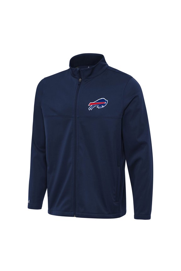 Men's Antigua Navy Buffalo Bills Links 2 Full-Zip Golf Jacket