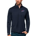 thumbnail image 1 of Men's Antigua Navy Buffalo Bills Tribute Quarter-Zip Lightweight Pullover Top, 1 of 1