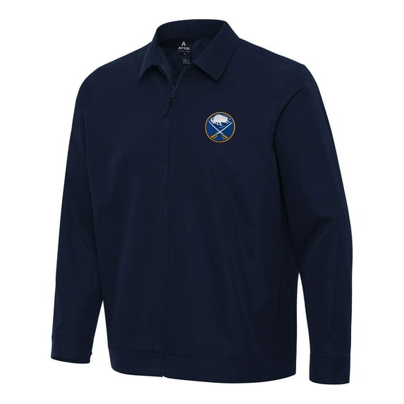 Men's Antigua Navy Buffalo Sabres Pivot Full-Zip Jacket