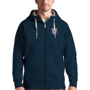 Mens Antigua Navy Butler Bulldogs Victory Full-Zip Hoodie