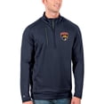 thumbnail image 1 of Men's Antigua Navy/Charcoal Florida Panthers Generation Quarter-Zip Pullover Jacket, 1 of 1