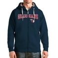 thumbnail image 1 of Men's Antigua Navy Cleveland Guardians Wordmark Victory Full-Zip Hoodie, 1 of 1