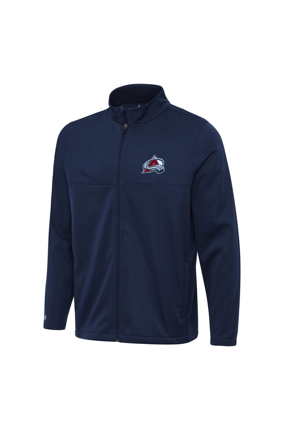Men's Antigua Navy Colorado Avalanche Links 2 Full-Zip Golf Jacket
