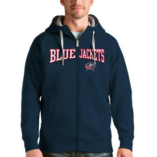 Women's Antigua Red Columbus Blue Jackets Primary Logo Victory