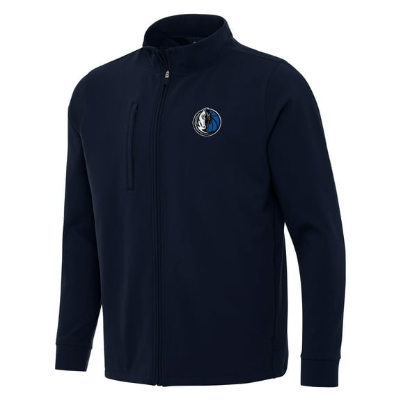 Men's Antigua Navy Dallas Mavericks Regard Full-Zip Jacket