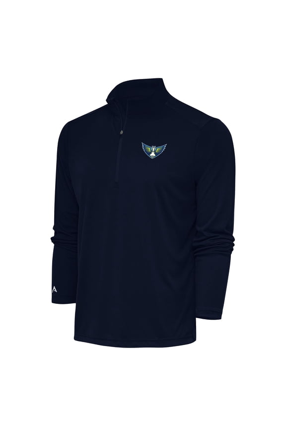 Men's Antigua Navy Dallas Wings Tribute Quarter-Zip Top