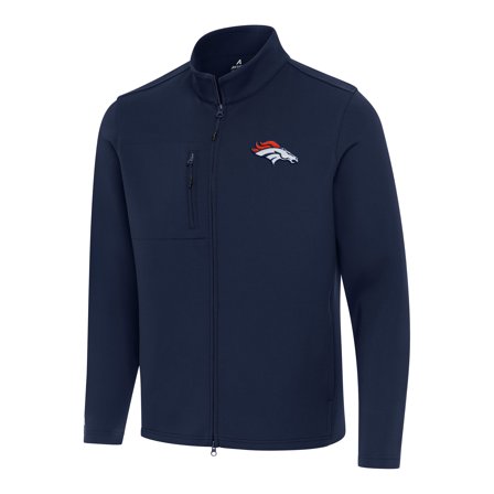 Men's Antigua Navy Denver Broncos Objection Full-Zip Jacket