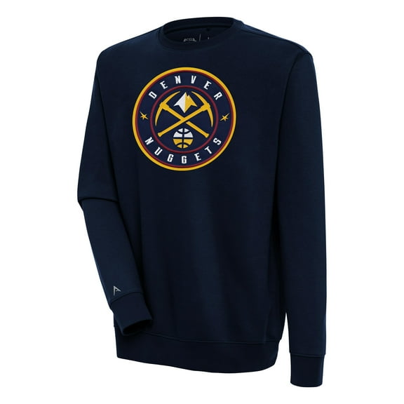 Men's Antigua Navy Denver Nuggets Victory Pullover Sweatshirt
