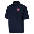 thumbnail image 1 of Men's Antigua  Navy Detroit Pistons Brisk Quarter-Zip Windbreaker, 1 of 1