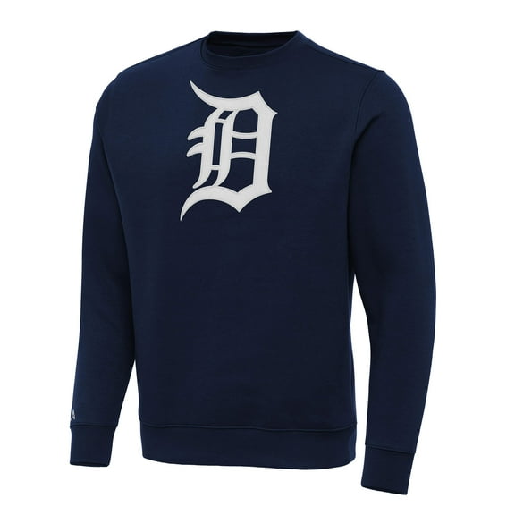 Men's Antigua Navy Detroit Tigers Big & Tall Victory Pullover Sweatshirt