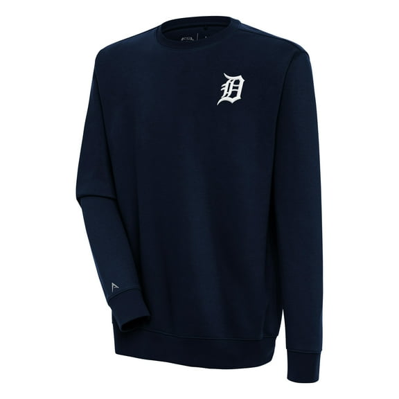 Men's Antigua Navy Detroit Tigers Victory Pullover Sweatshirt