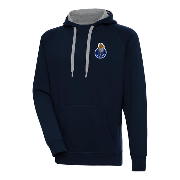 Men's Antigua Navy FC Porto Takeover Raglan Pullover Hoodie