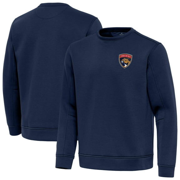 Men's Antigua Navy Florida Panthers Relevant Lightweight Pullover Sweatshirt