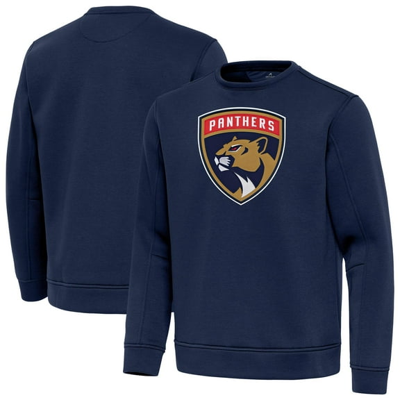 Men's Antigua Navy Florida Panthers Relevant Lightweight Pullover Sweatshirt