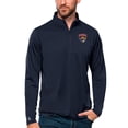 thumbnail image 1 of Men's Antigua Navy Florida Panthers Tribute Quarter-Zip Pullover Top, 1 of 1