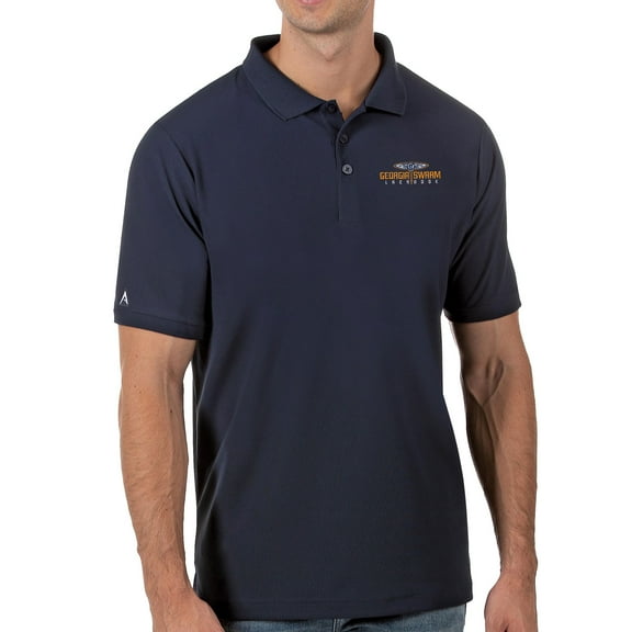Men's Antigua Navy Georgia Swarm Legacy Pique Polo
