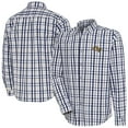 thumbnail image 1 of Men's Antigua Navy Georgia Tech Yellow Jackets Tending 2 Tri-Blend Long Sleeve Button-Down Shirt, 1 of 3