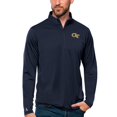 thumbnail image 1 of Men's Antigua Navy Georgia Tech Yellow Jackets Tribute Quarter-Zip Top, 1 of 1