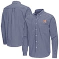 thumbnail image 1 of Men's Antigua Navy Houston Astros Ellis Woven Tri-Blend Button-Down Shirt, 1 of 3