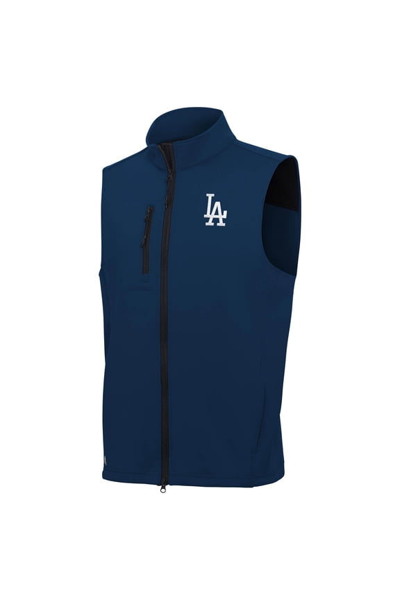 Men's Antigua Navy Los Angeles Dodgers Demand Full-Zip Vest