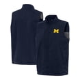 thumbnail image 1 of Men's Antigua  Navy Michigan Wolverines Brisk Full-Zip Vest, 1 of 3