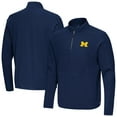 thumbnail image 1 of Men's Antigua Navy Michigan Wolverines Step Up Quarter-Zip Pullover, 1 of 3
