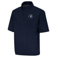 thumbnail image 1 of Men's Antigua  Navy Minnesota Timberwolves Brisk Quarter-Zip Windbreaker, 1 of 1