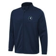 Men's Antigua Navy Minnesota Timberwolves Links 2 FullZip Golf Jacket