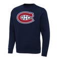 thumbnail image 1 of Men's Antigua Navy Montreal Canadiens Big & Tall Victory Crewneck Pullover Sweatshirt, 1 of 1
