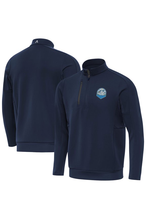 Men's Antigua Navy NASCAR San Diego Weekend Generation Quarter-Zip Jacket