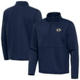 thumbnail image 1 of Men's Antigua Navy Nashville Predators Twist Quarter-Zip Pullover Jacket, 1 of 3