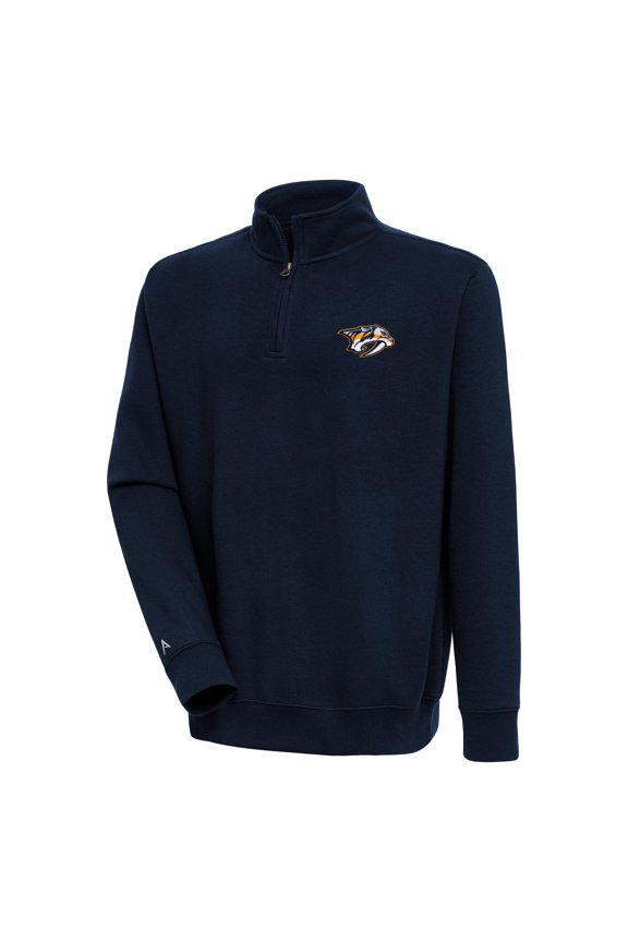 Men's Antigua Navy Nashville Predators Victory Quarter-Zip Pullover Top