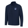 thumbnail image 1 of Men's Antigua Navy New York Rangers Objection Double Peached Full-Zip Jacket, 1 of 1