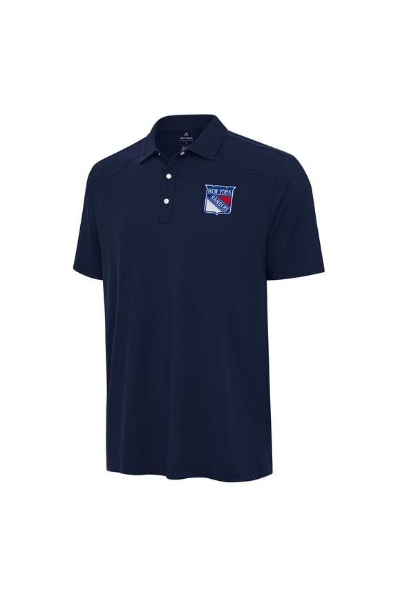 Men's Antigua  Navy New York Rangers Western Polo