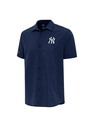 Yankees ボタンアップシャツ XL ネイビー Yankees Button Down Shirt