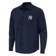 Yankees ボタンアップシャツ XL ネイビー Yankees Button Down Shirt
