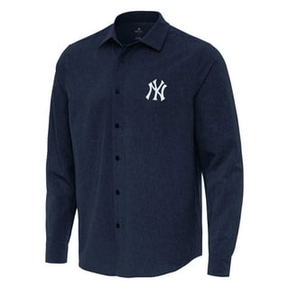 Yankees ボタンアップシャツ XL ネイビー Yankees ボタンアップシャツ XL ネイビー Yankees Button Down Shirt